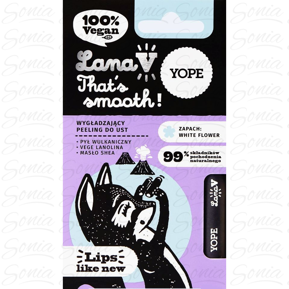 YOPE Lana V Wygładzający Peeling do ust THAT'S SMOOTH! 1szt 5903760206192