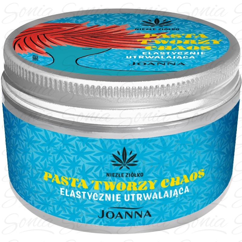 JOANNA Niezłe Ziółko Elastycznie Utrwalająca Pasta do włosów Pasta Tworzy Chaos" 100g 5901018020682"