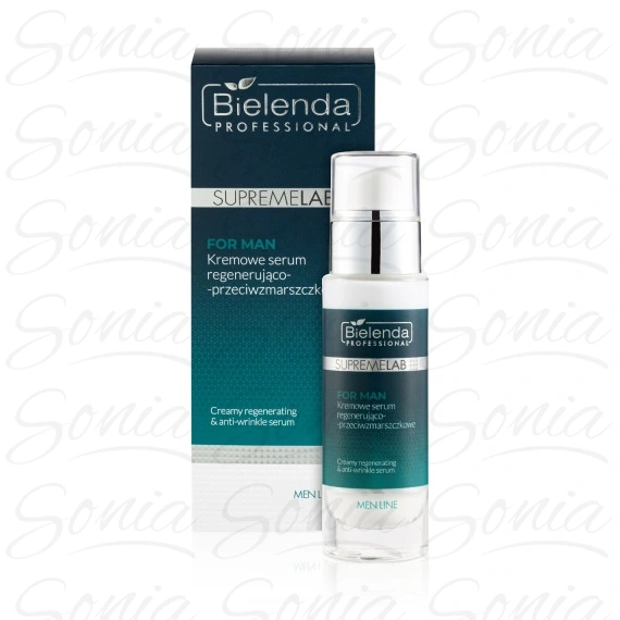 BIELENDA PROFESSIONAL Supremelab Men Line Kremowe serum regenerująco-przeciwzmarszczkowe 50 ml