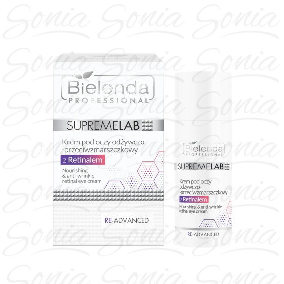 BIELENDA PROFESSIONAL Supremelab Re-Advanced Krem pod oczy odżywczo-przeciwzmarszczkowy 15 ml