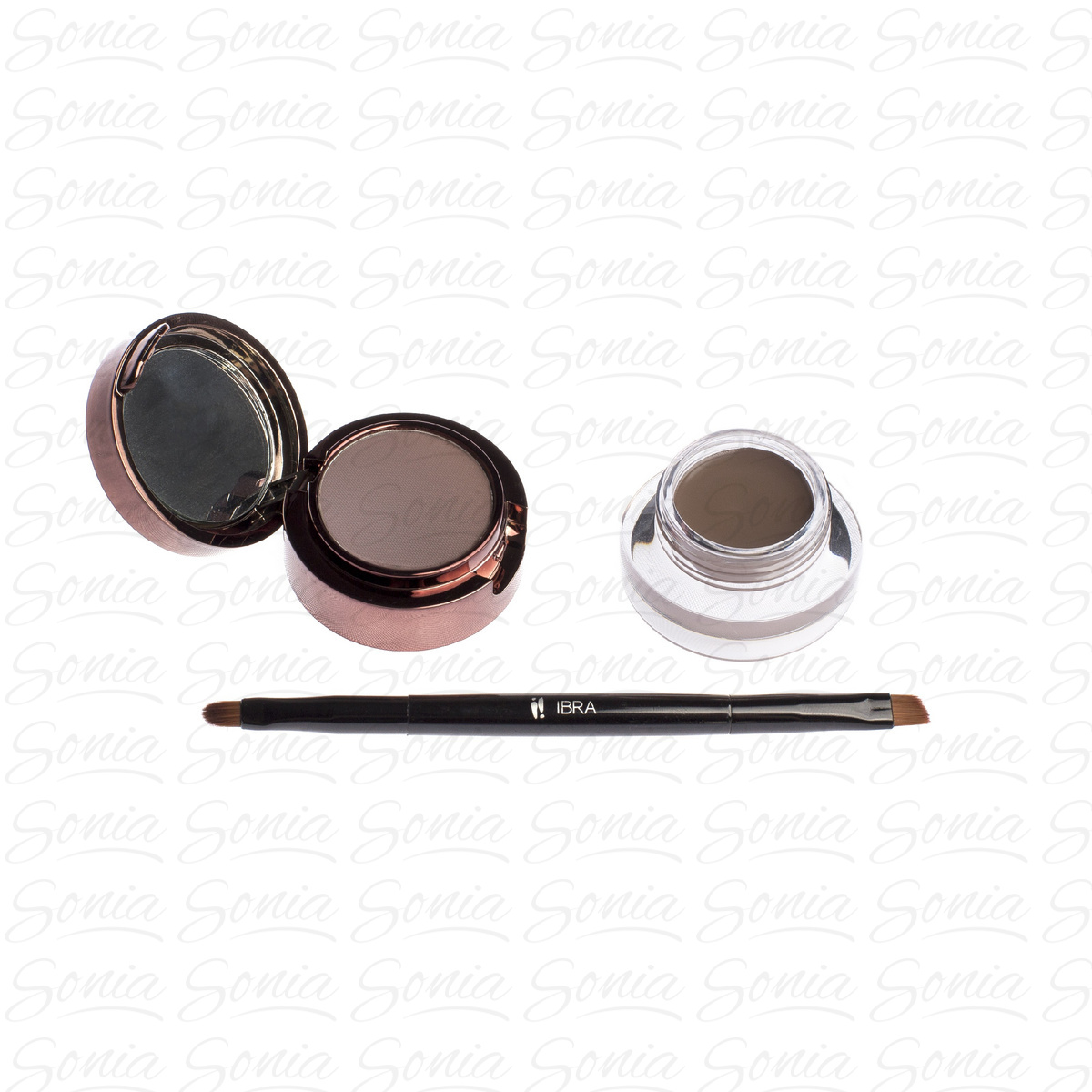 IBRA Eyebrow Pomade & Powder Pomada i cień do brwi Blonde - 7g 5907518390751
