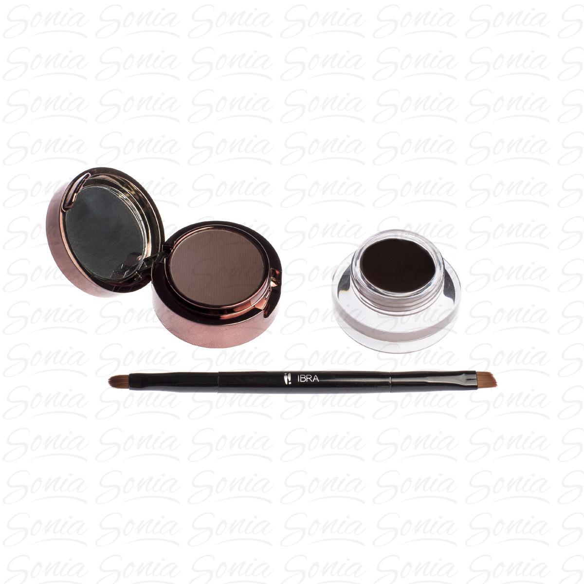 IBRA Eyebrow Pomade & Powder Pomada i cień do brwi Dark Chocolate - 7g 5907518390768