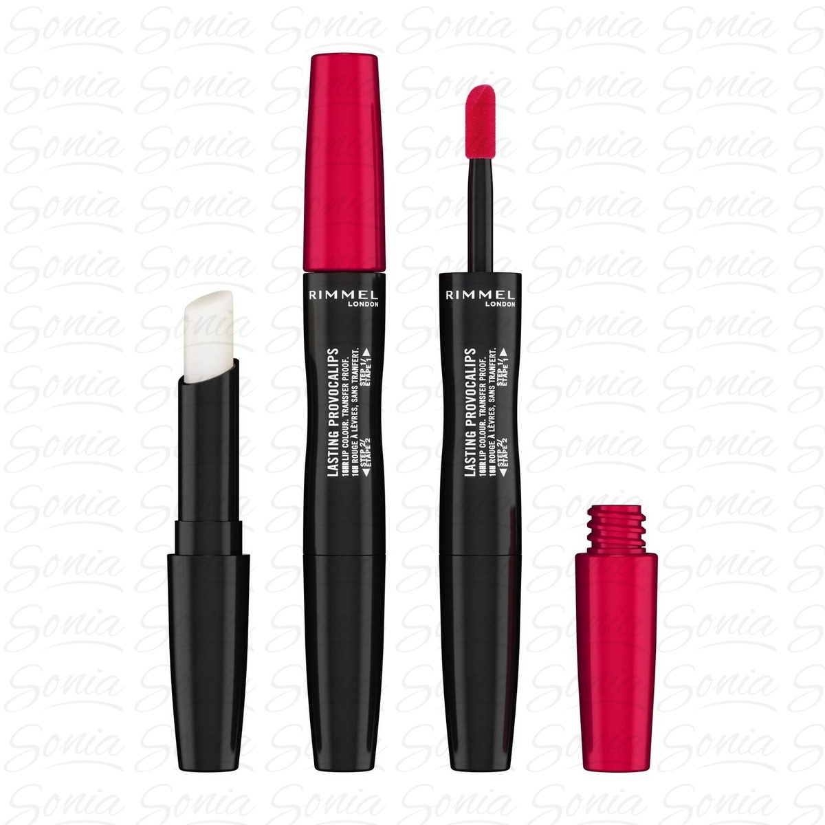 RIMMEL Pomadka w płynie Lasting Provocalips nr 500 Kiss The Town Red 1szt 3616302737895