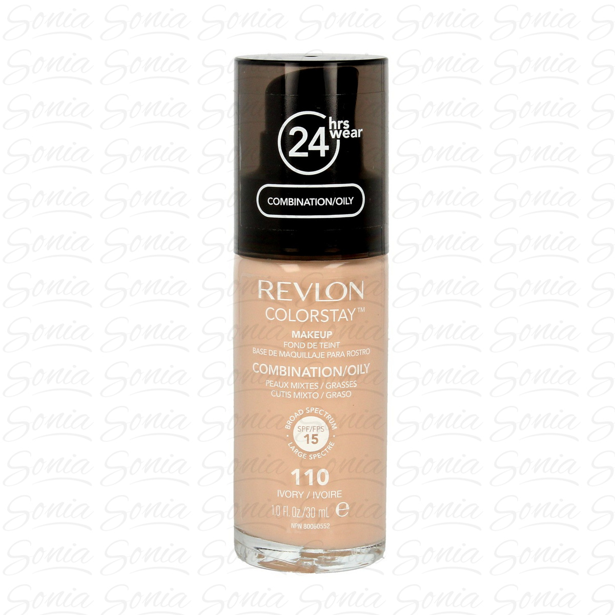 Revlon Colorstay 24H Longwear Podkład kryjąco-matujący nr 110 Ivory - cera mieszana i tłusta 30ml 309974700016