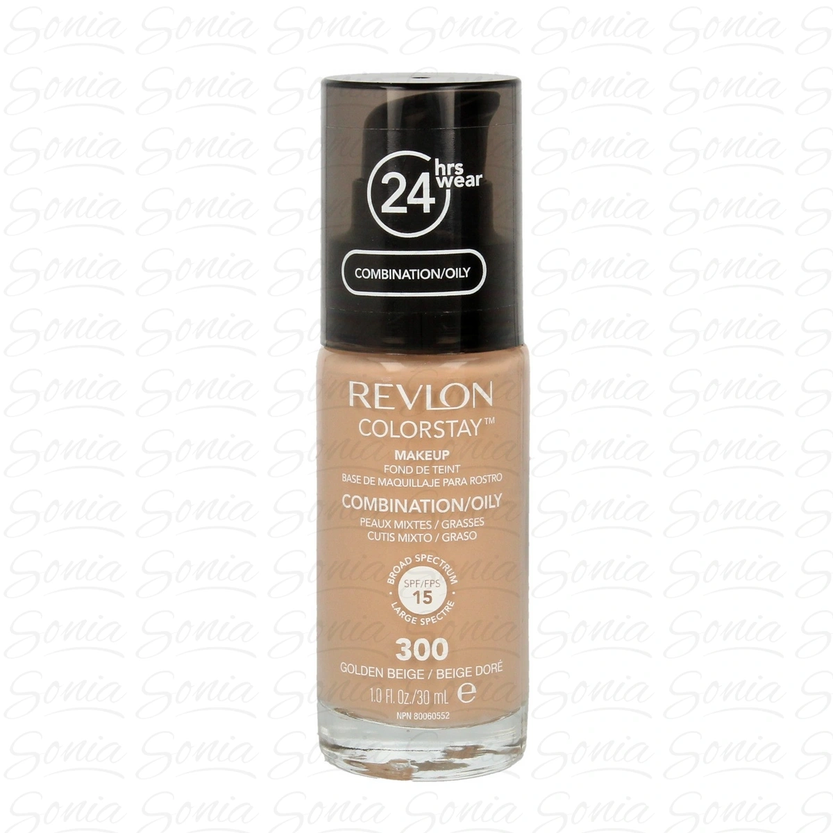 Revlon Colorstay 24H Longwear Podkład kryjąco-matujący nr 300 Golden Beige - cera mieszana i tłusta 30ml 309974700085