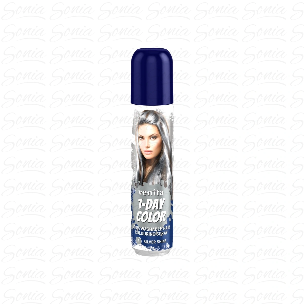 VENITA 1- Day Color Spray koloryzujący do włosów - nr 6 Silver Shine (srebrny) 50ml 5902101515146