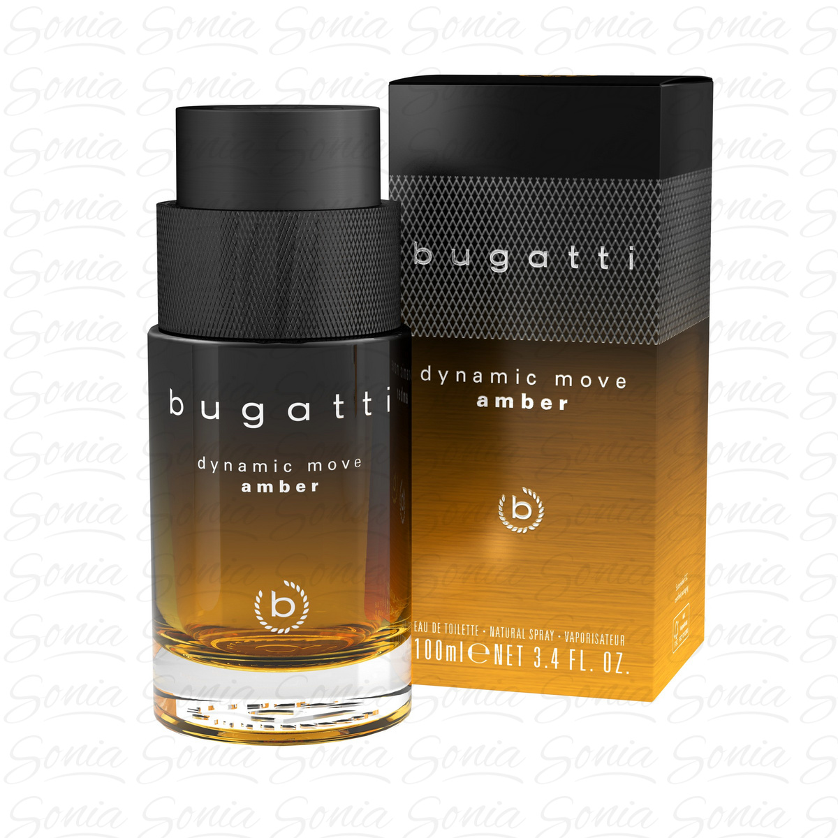BUGATTI Dynamic Move Amber Woda toaletowa dla mężczyzn 100ml 4051395412165