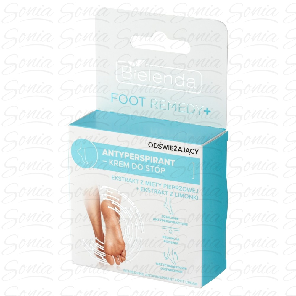 BIELENDA Foot Remedy + Antyperspirant-Krem do stóp - odświeżający 50ml 5902169051624