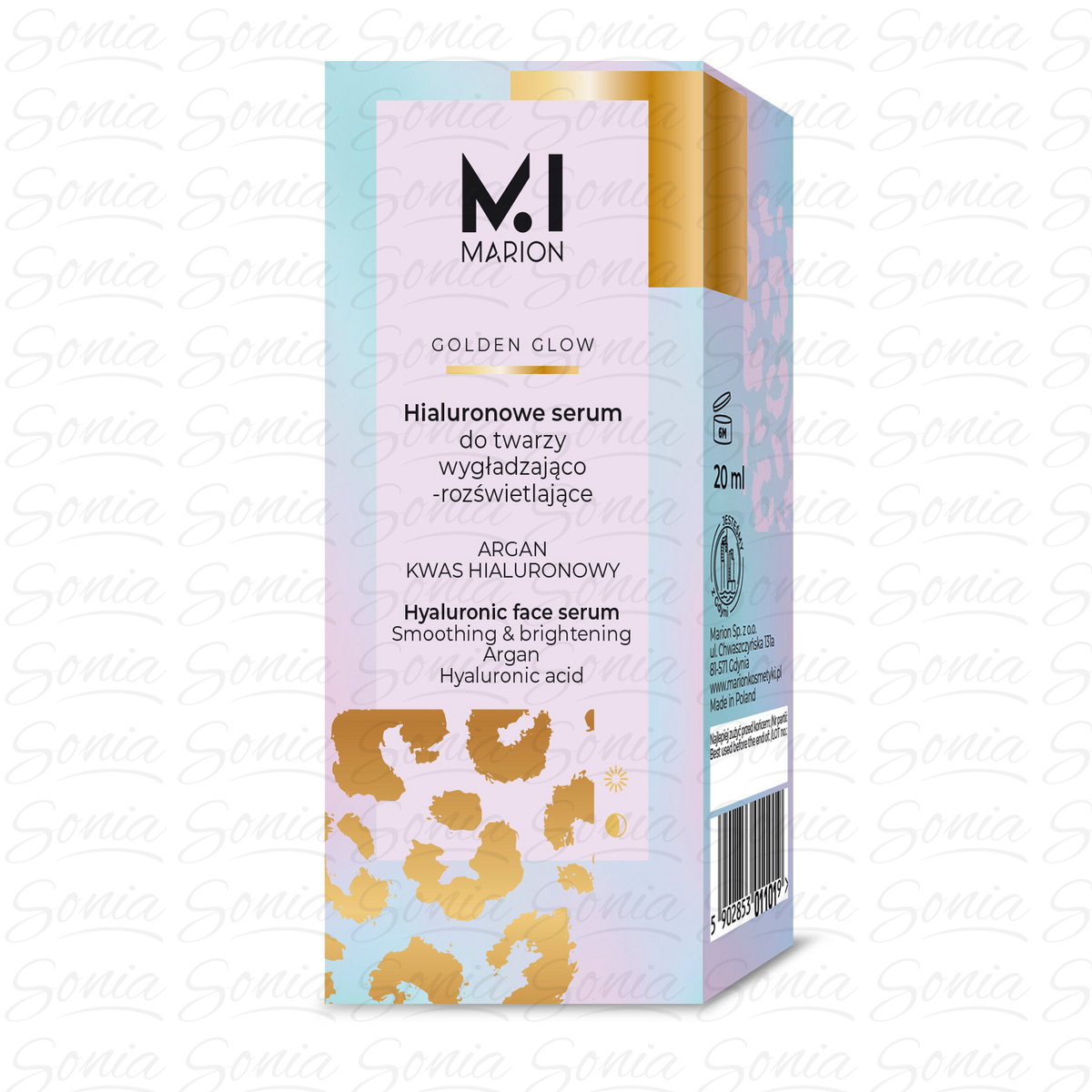 MARION Golden Skin Care Hialuronowe serum do twarzy 20 ml