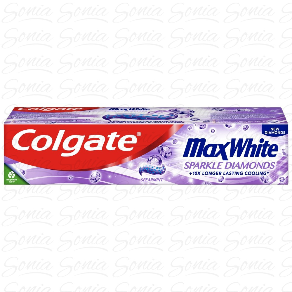 COLGATE Pasta do zębów Max White - Sparkle Diamonds 75ml 8718951314795