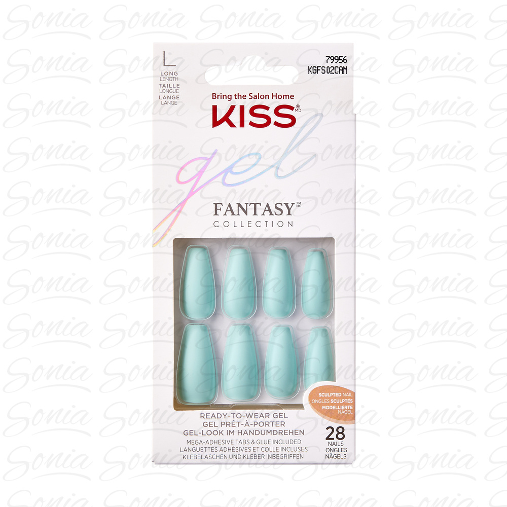 KISS Gel Fantasy Sztuczne paznokcie KGFS02 Long 1 op. - 28 szt.