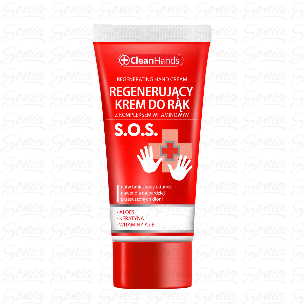 CLEAN HANDS Regenerujący krem do rąk S.O.S 30 ml