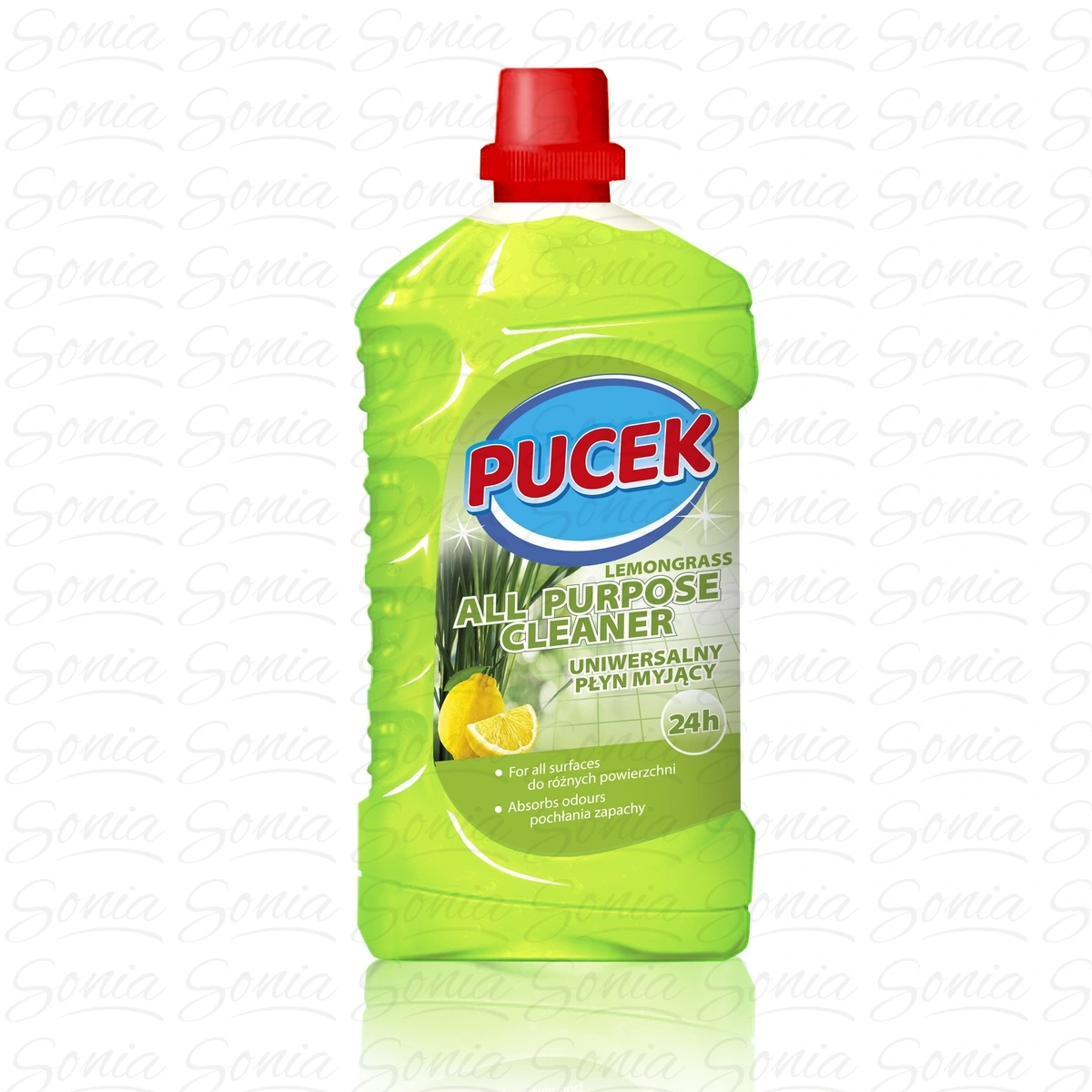 PUCEK Uniwersalny Płyn myjący - Trawa Cytrynowa 1000ml
