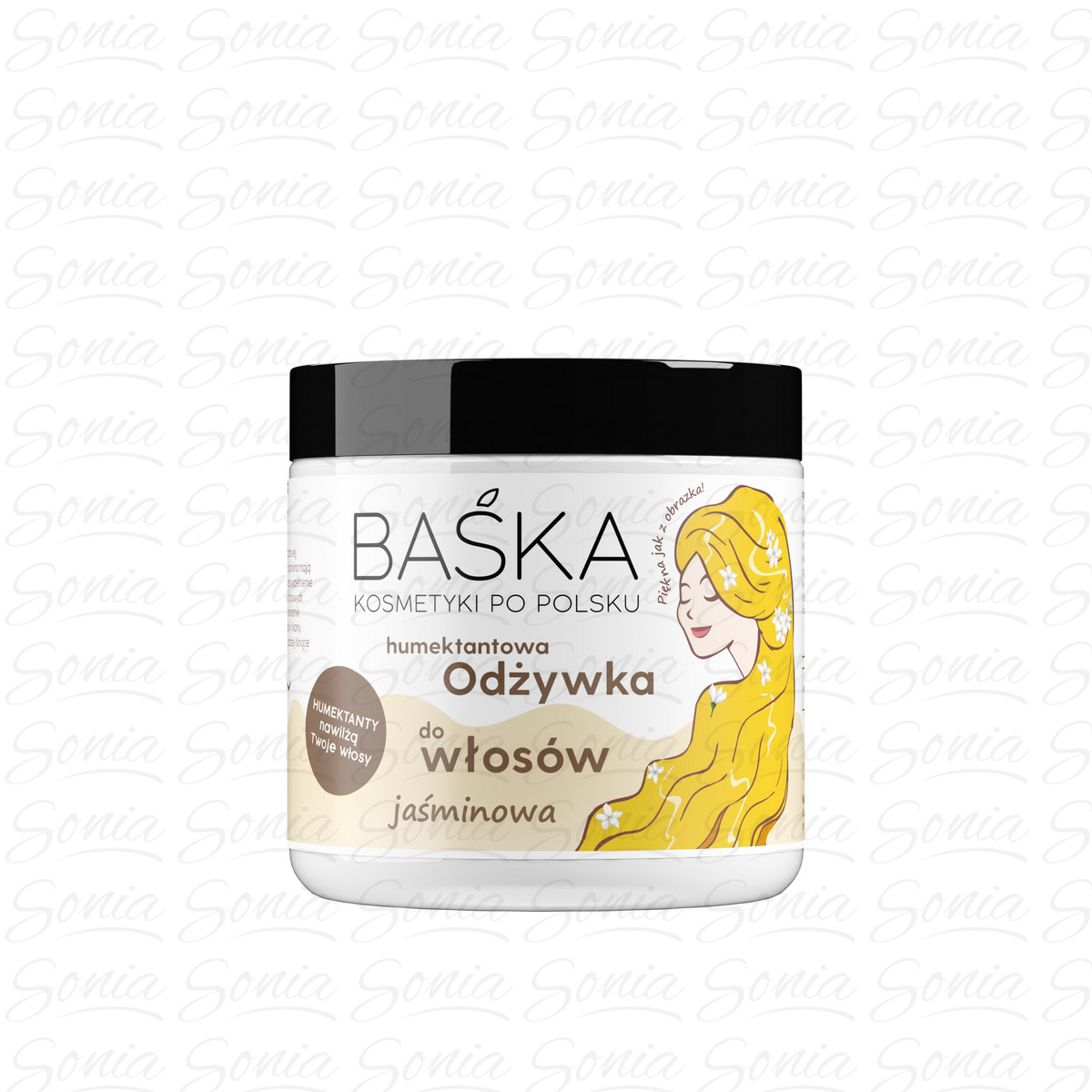 BAŚKA Humektantowa odżywka do włosów - jaśminowa 250 ml