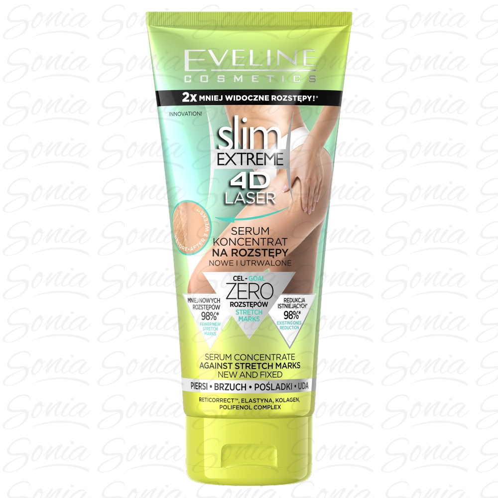 EVELINE Slim Extreme 4D Laser Serum koncentrat na rozstępy - nowe i utrwalone 150 ml