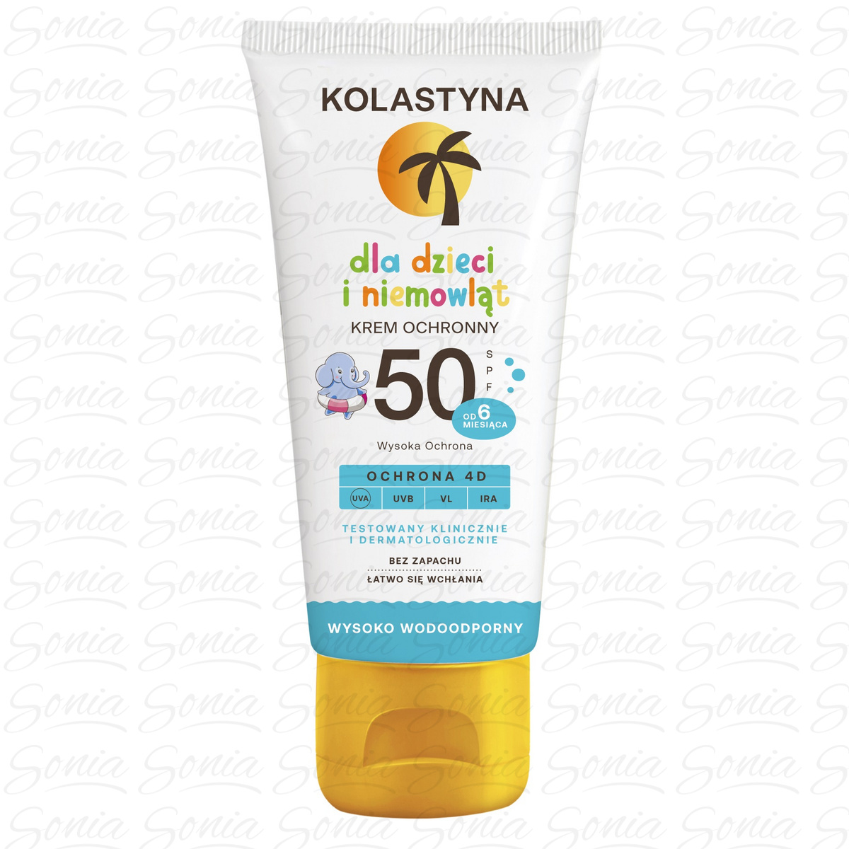 KOLASTYNA Krem ochronny dla dzieci i niemowląt SPF50  75ml