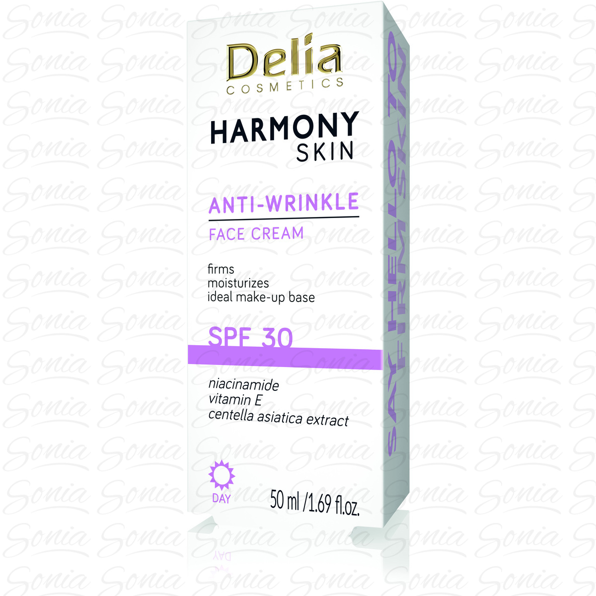 DELIA Harmony Skin Krem przeciwzmarszczkowy z filtrem 30 SPF 50 ml