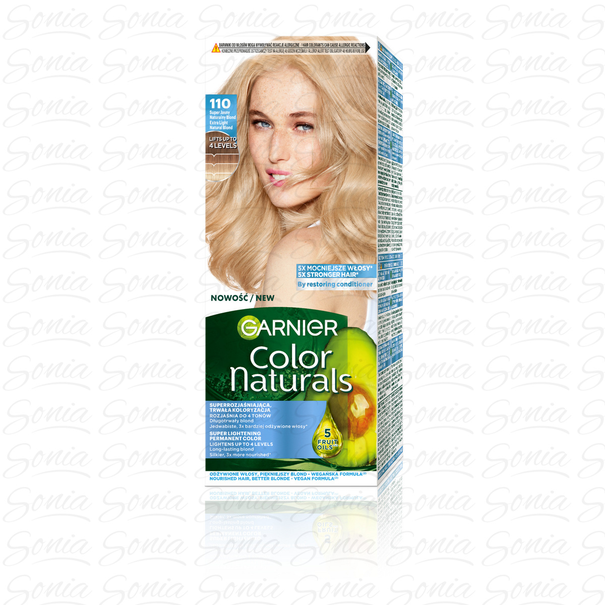 GARNIER Color Naturals Farba nr 110 - Super Jasny Naturalny Blond  1op.