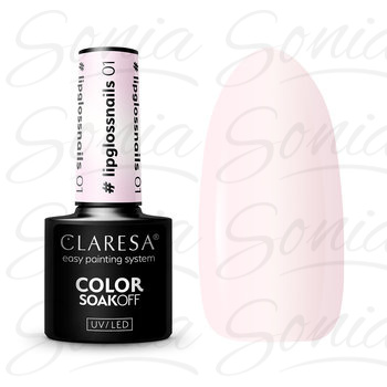 CLARESA Lakier hybrydowy Lipglossnails