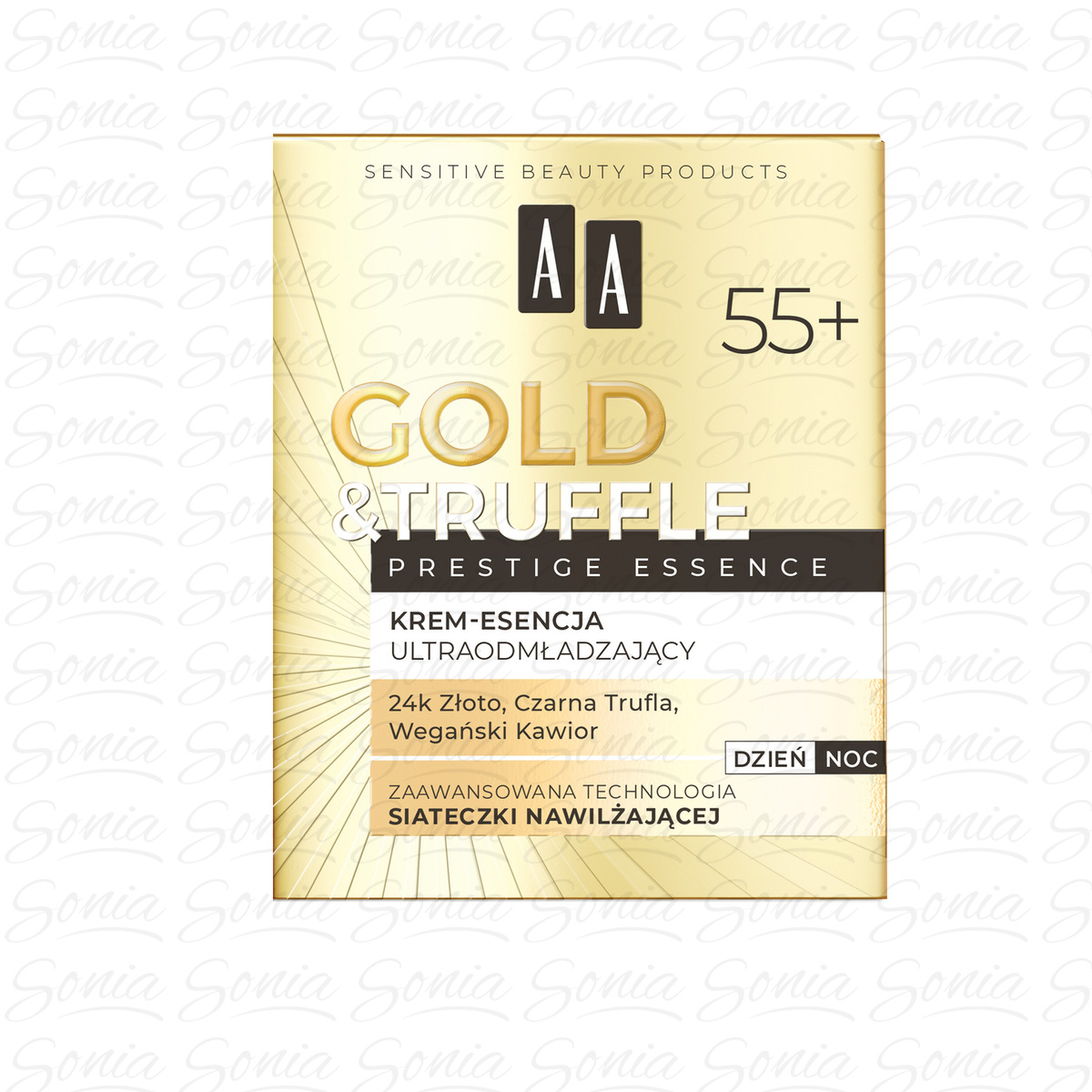 AA Gold & Truffle Prestige Essence 55+ Krem-esencja głęboko dbudowujący dzień/noc 50 ml
