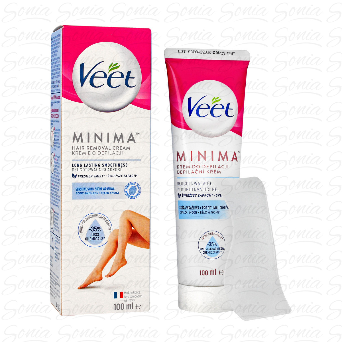 Veet Krem do depilacji skóry Silk & Fresh - skóra wrażliwa  100ml 4053700288205