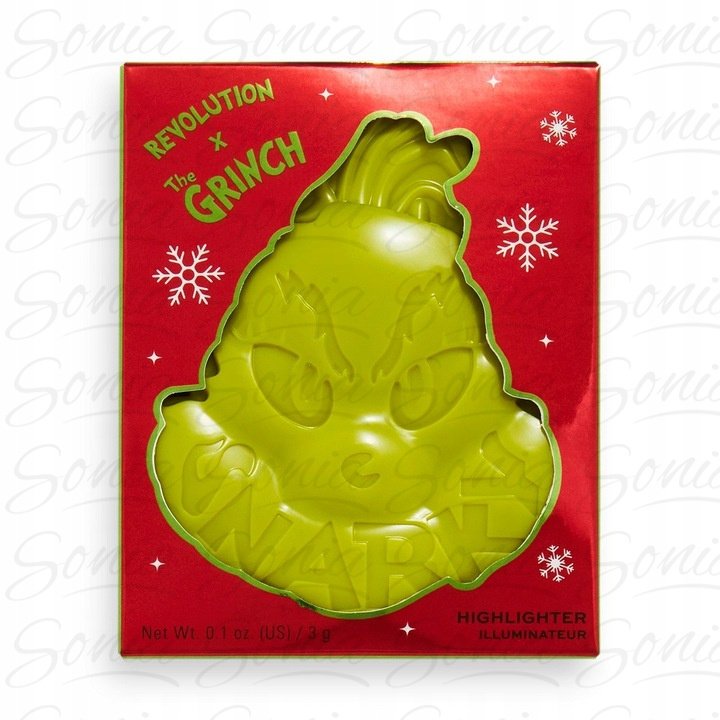 REVOLUTION X The Grinch Snarky Highlighter Rozświetlacz 3 g