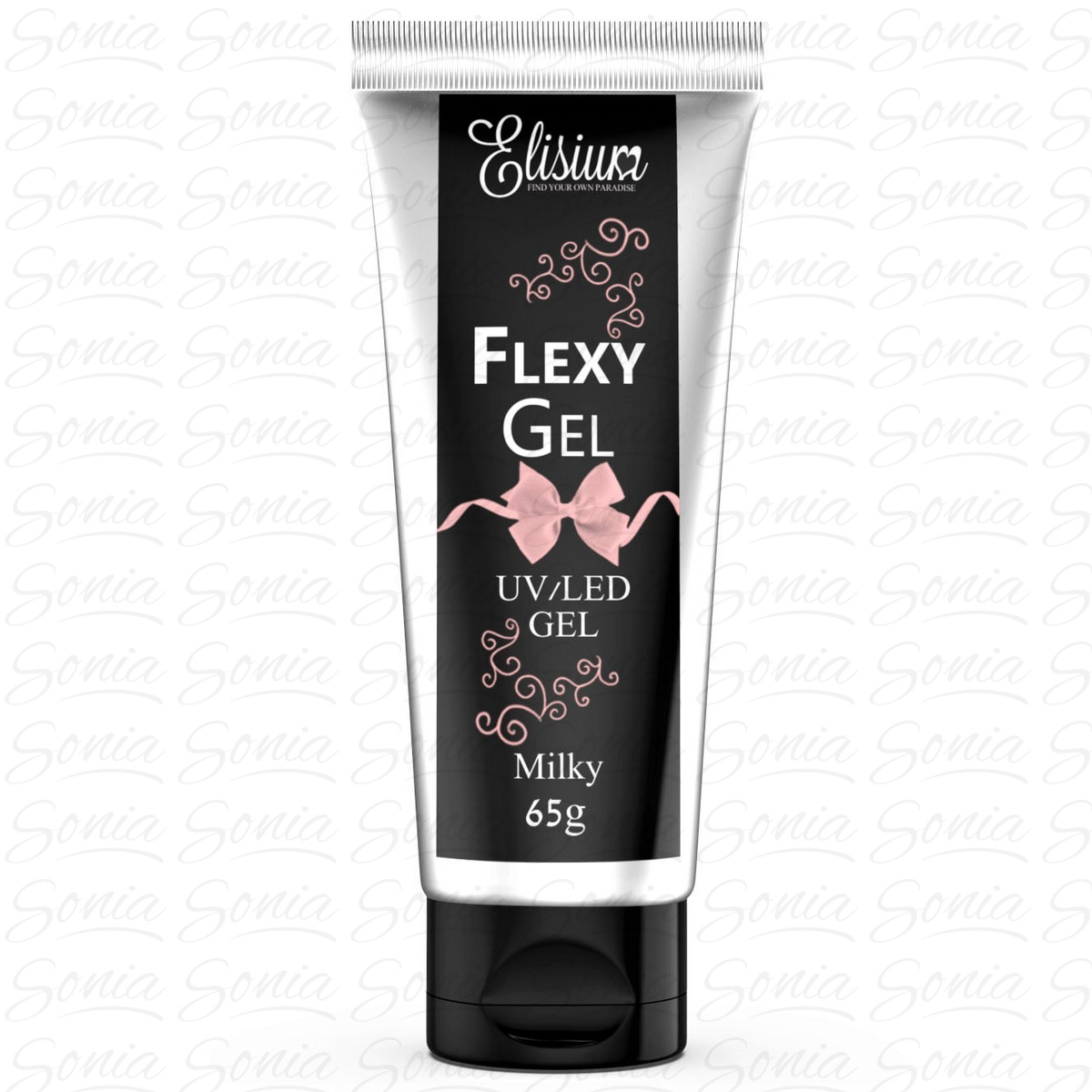 ELISIUM Flexy Gel do przedłużania paznokci UV/LED Milky 65g 5902539707731