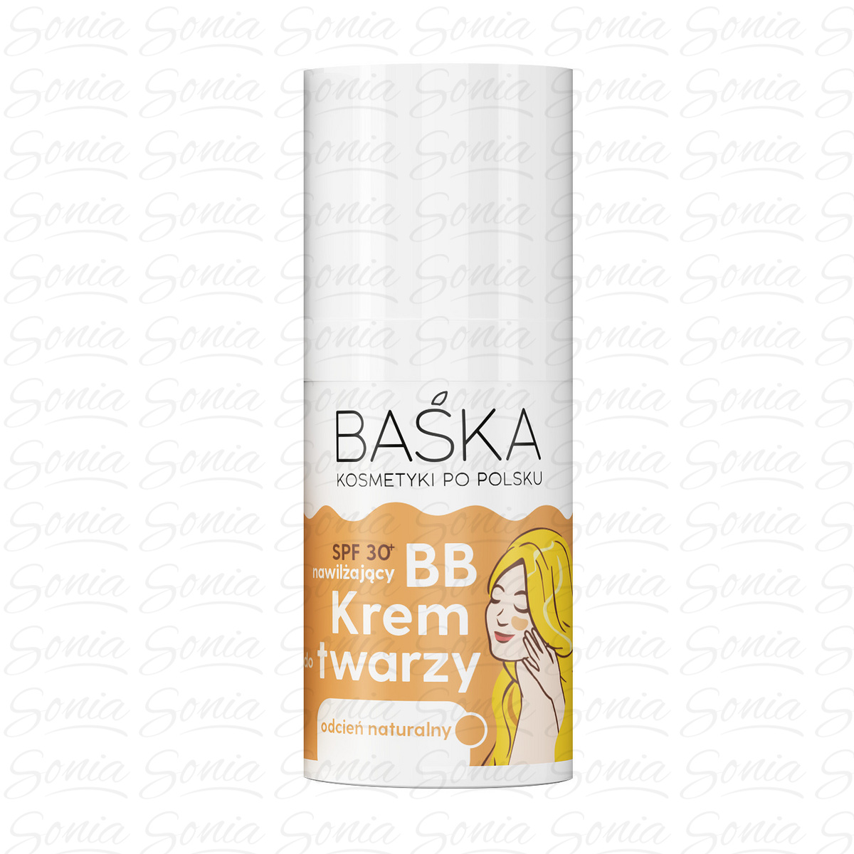 BAŚKA Krem nawilżający do twarzy - BB odcień naturalny 30 SPF 30 ml