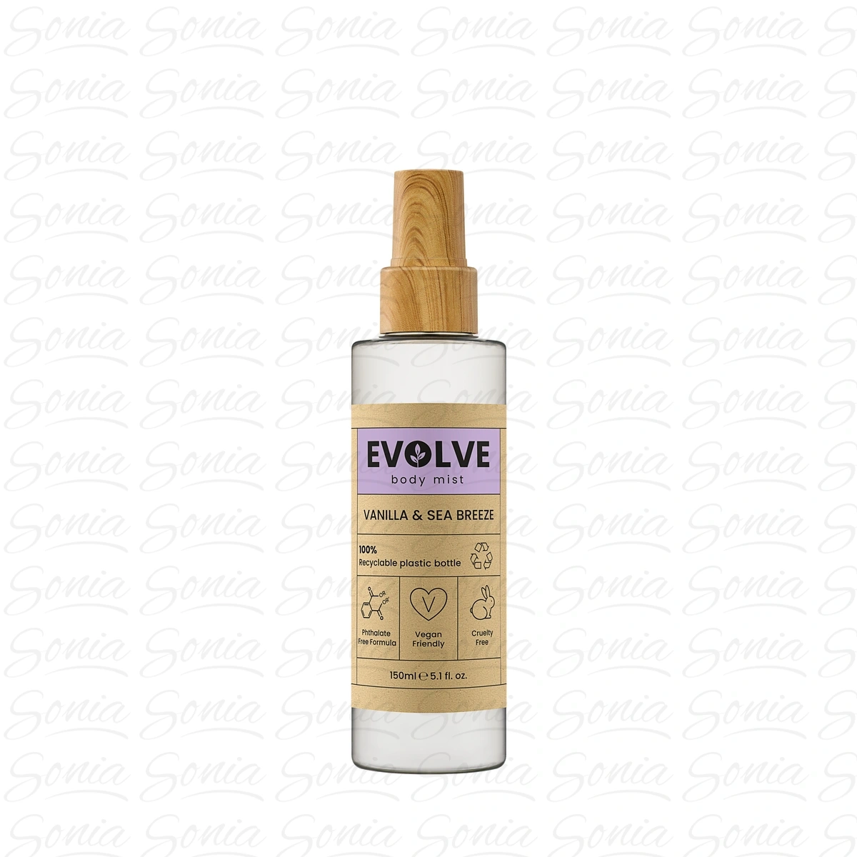 EVOLVE Vanilla & See Breeze Perfumowana mgiełka do ciała 150 ml