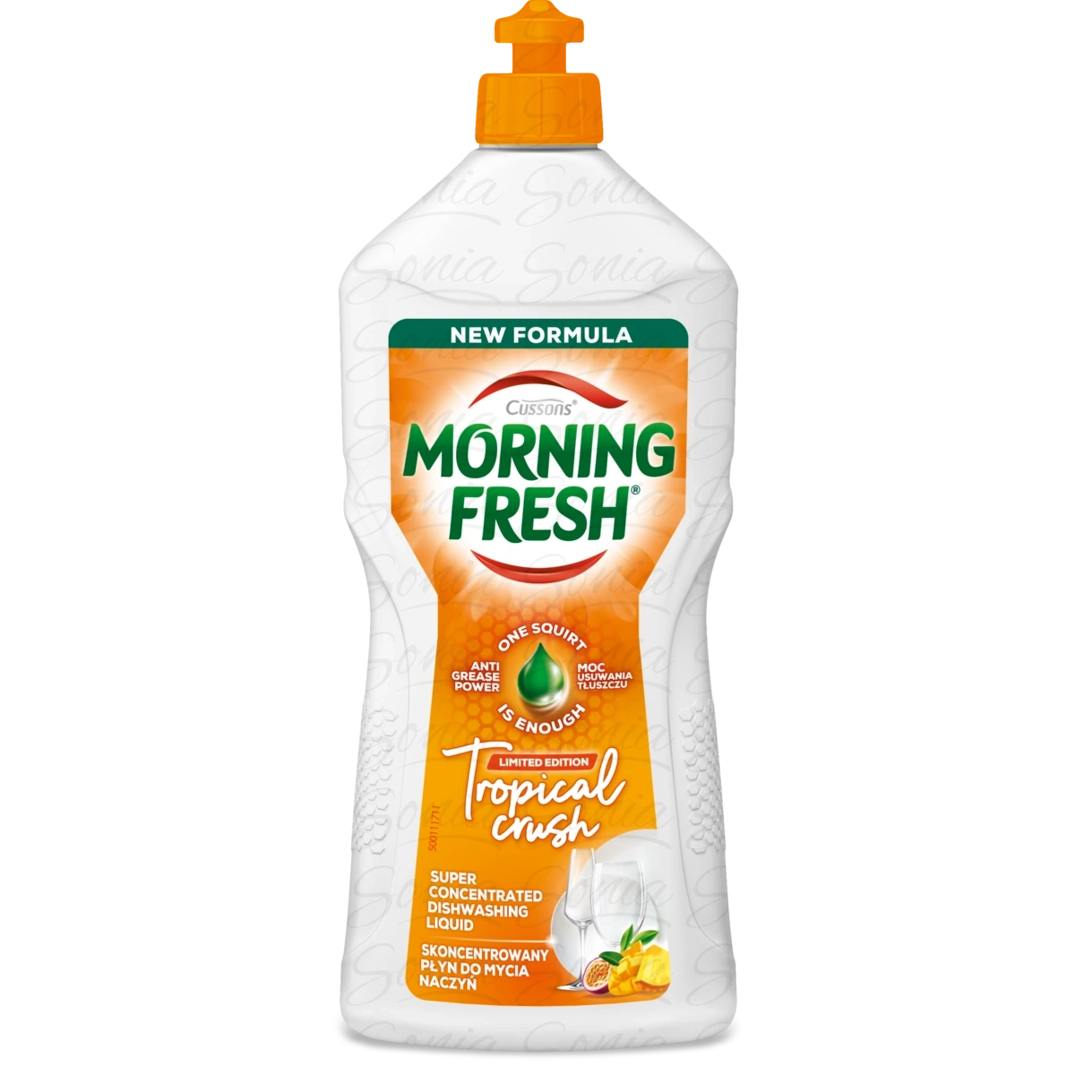 CUSSONS Morning Fresh Skoncentrowany płyn do mycia naczyń - Tropical 900 ml