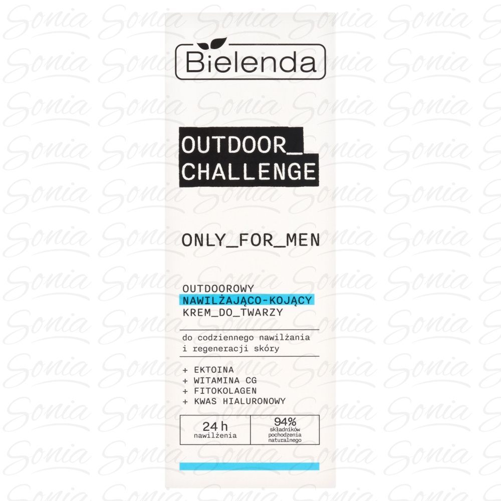 BIELENDA Only For Men Outdoor Challenge Outdorowy krem nawilżająco-kojący dla mężczyzn 50 ml