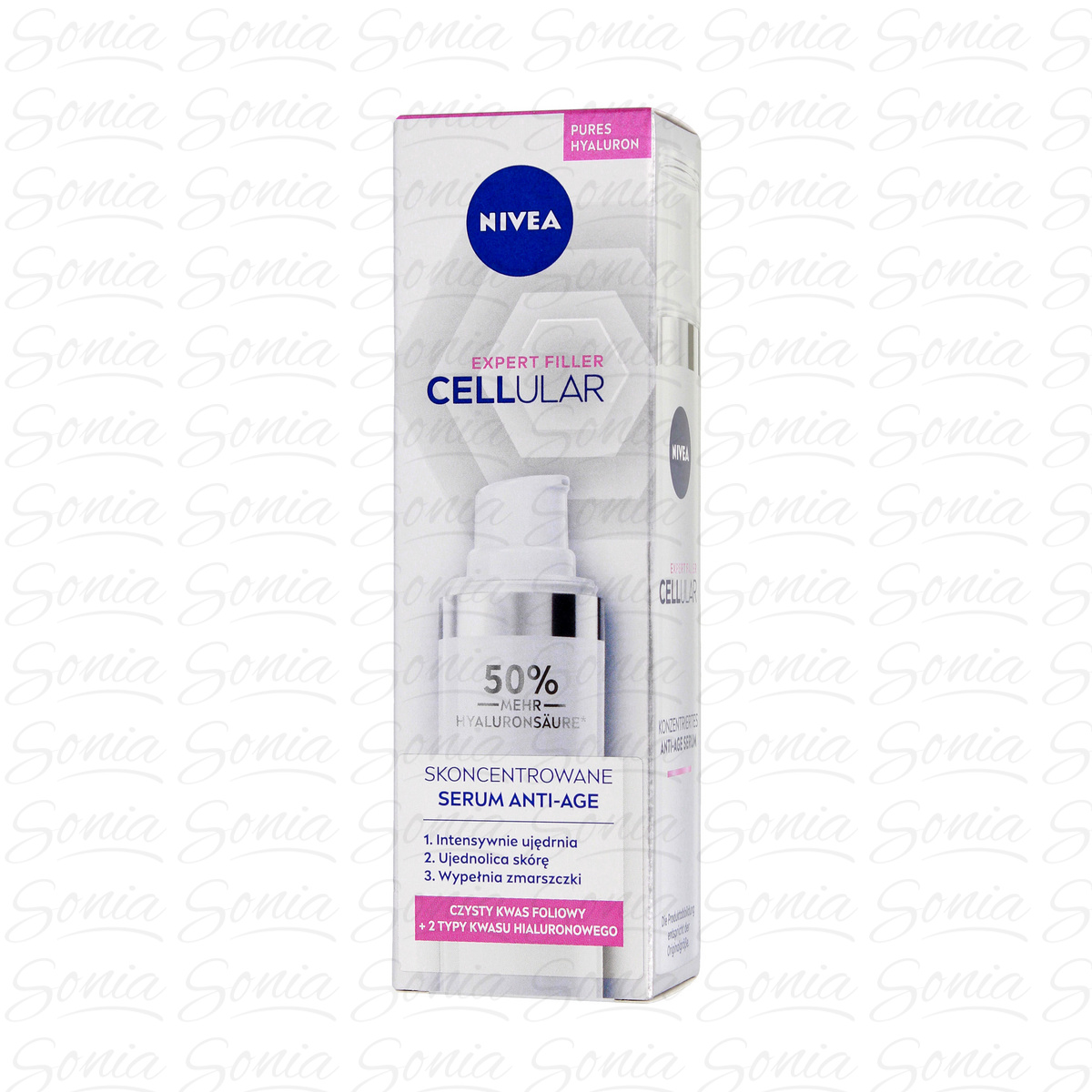 NIVEA Cellular Expert Filler Skoncentrowane serum przeciwzmarszczkowe na dzień i na noc 40 ml