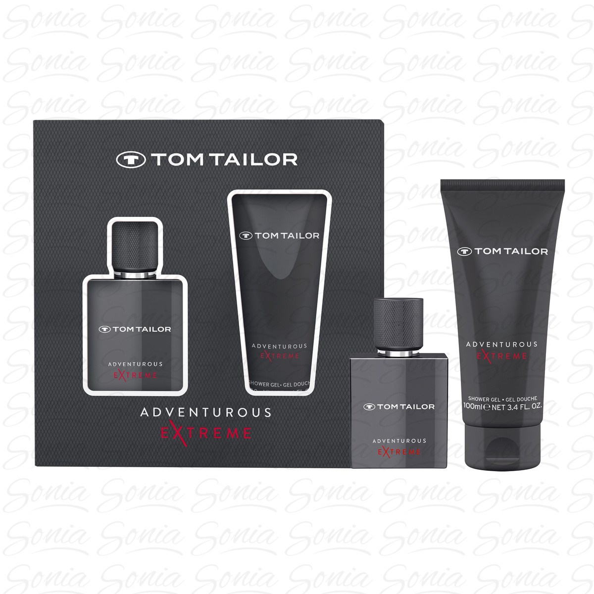 TOM TAILOR Adventurous Extreme Zestaw prezentowy męski (Woda toaletowa 30 ml + Żel pod prysznic 100 ml)