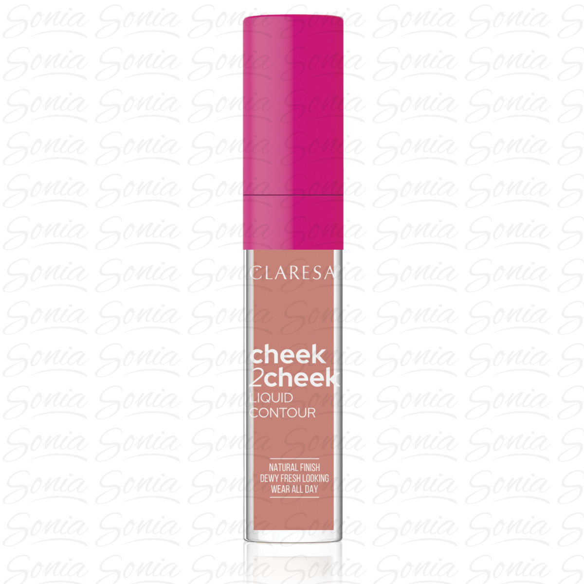 CLARESA Cheek2Cheek Róż w płynie 01 Tea Rose 6.5g