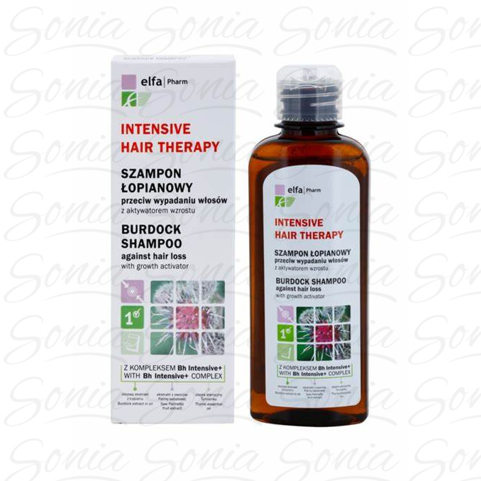 ELFA PHARM Intensive Hair Therapy Szampon łopianowy przeciw wypadaniu włosów 200 ml
