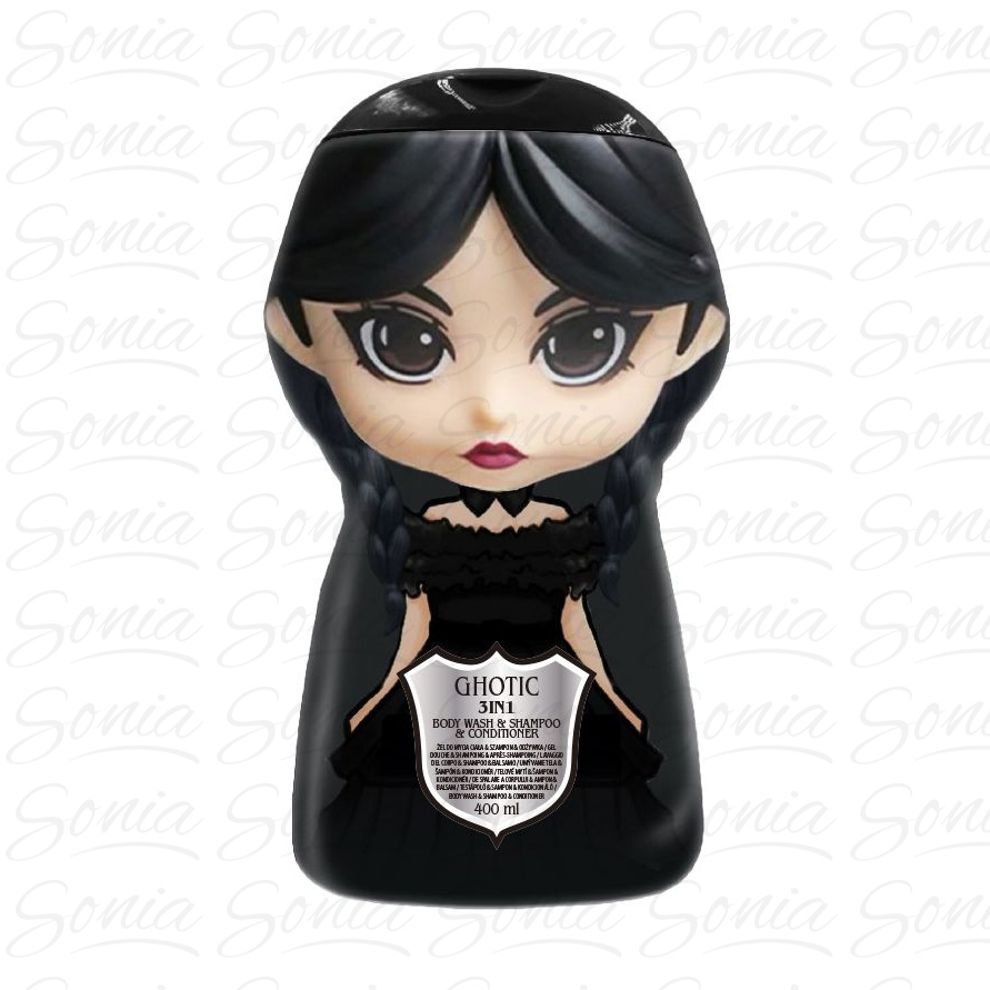 KIDS Gothic 3D Żel pod prysznic 3w1 Malina 400 ml