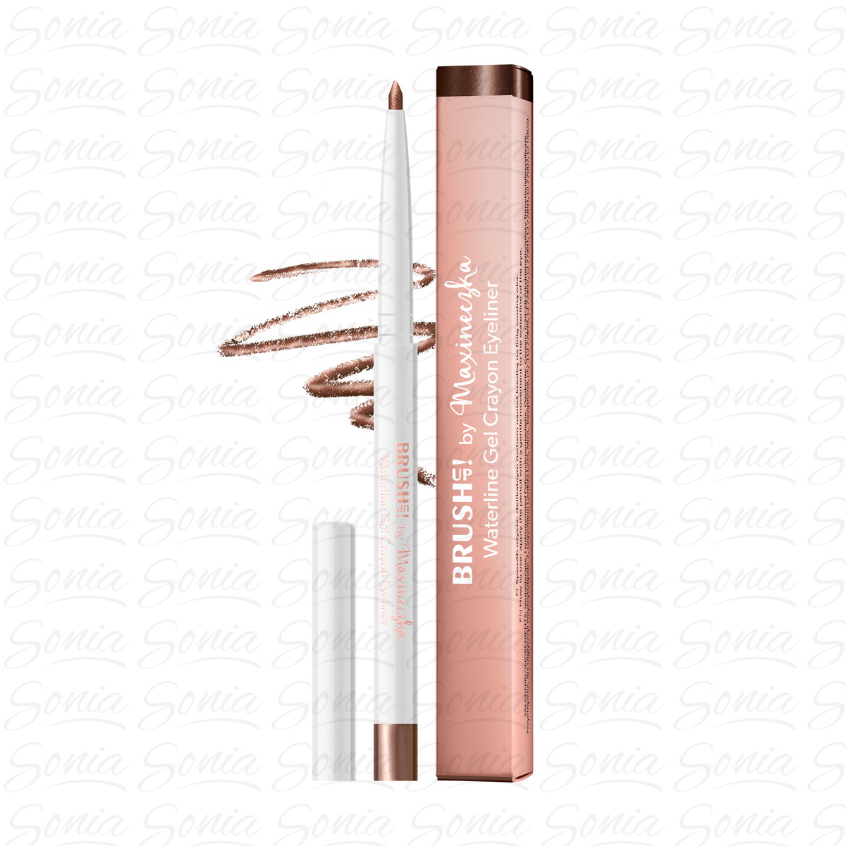 CLARESA Brush Up! by Maxineczka Żelowa Kredka do linii wodnej oka nr 02 Bronze  0,28 g