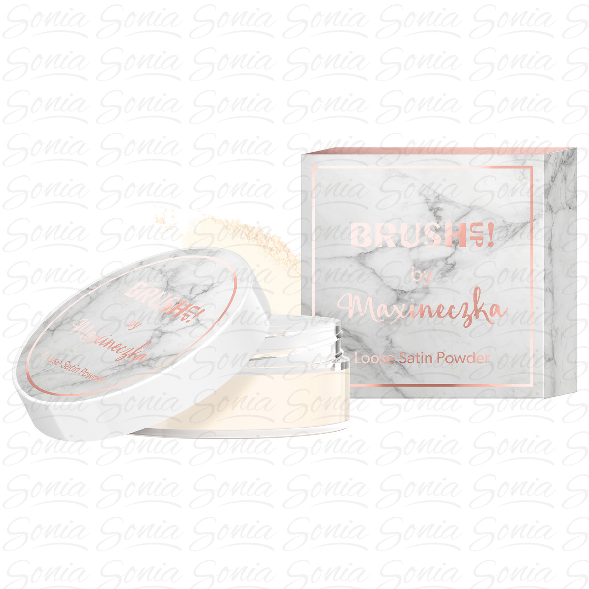 CLARESA Brush Up! by Maxineczka Puder sypki satynowy 8 g