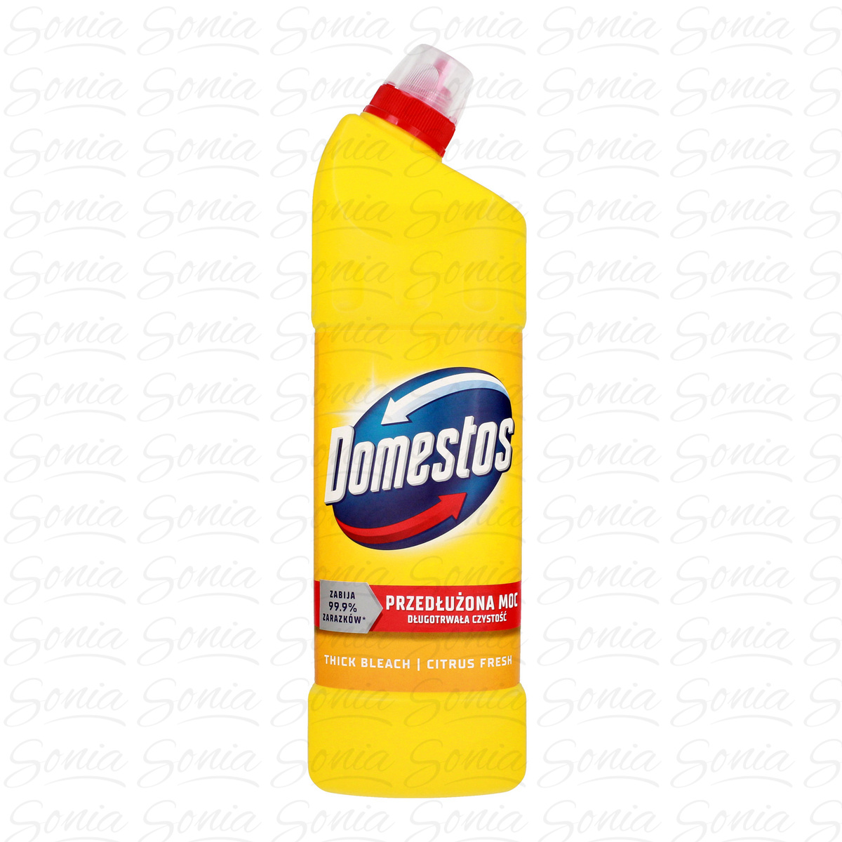 DOMESTOS Przedłużona Moc Płyn czyszcząco-dezynfekujący do toalet Citrus Fresh 1000 ml