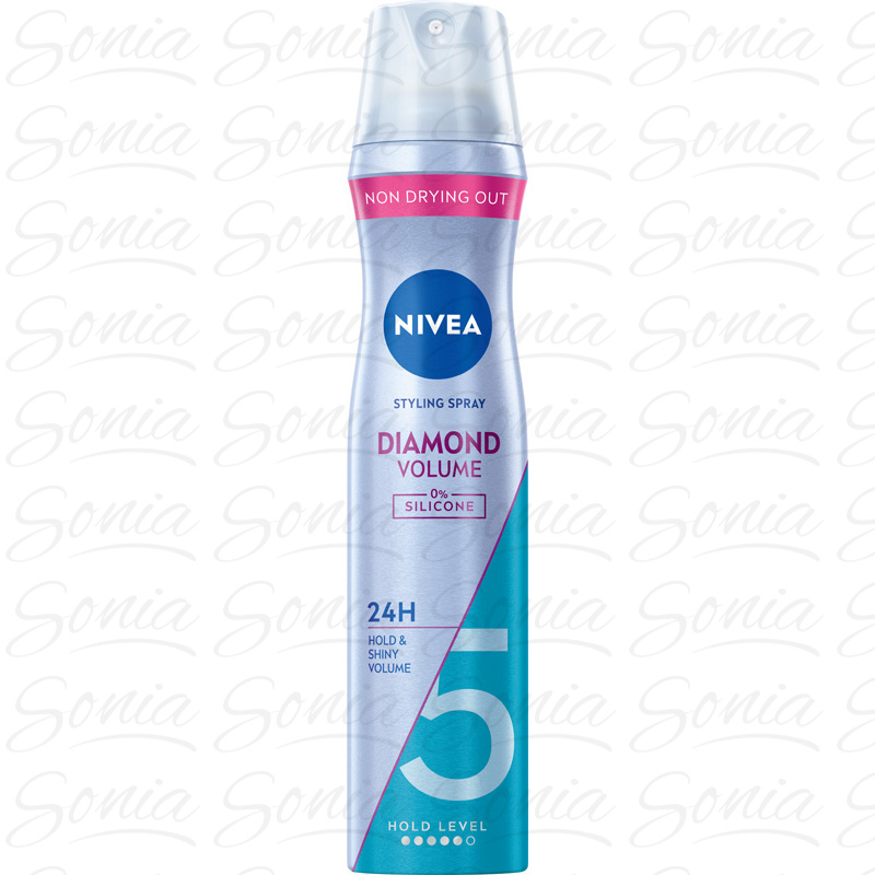 NIVEA Styling Diamond Volume 5 Lakier do włosów matowych 250 ml