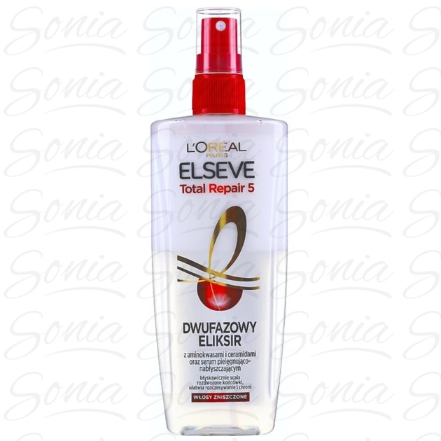 LOREAL Elseve Eliksir dwufazowy Total Repair 5 spray, 200 ml