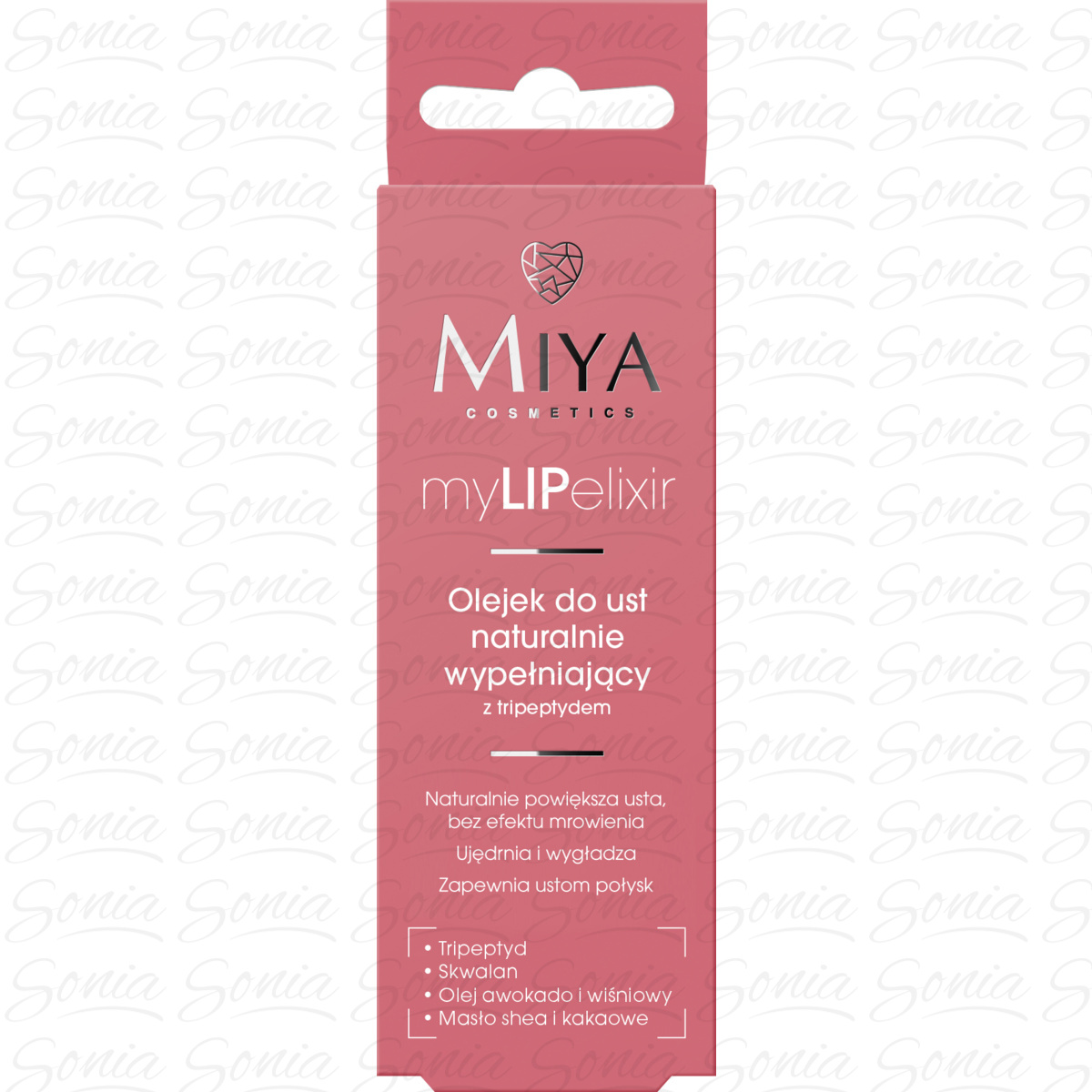 MIYA myLIPelixir Olejek do ust naturalnie wypełniający rose 10 g