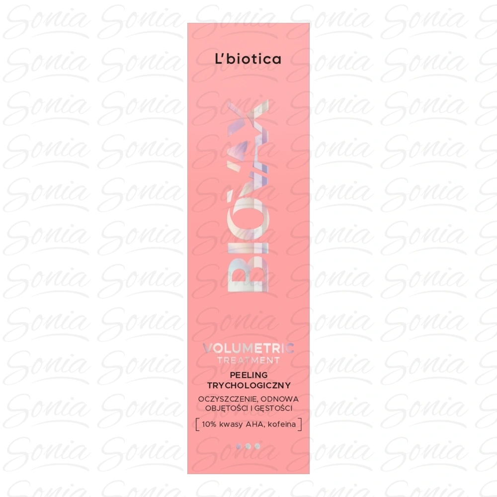 L'BIOTICA Biovax Volumetric Peeling trychologiczny - oczyszczenie, odnowa objętości i gęstości 100 ml