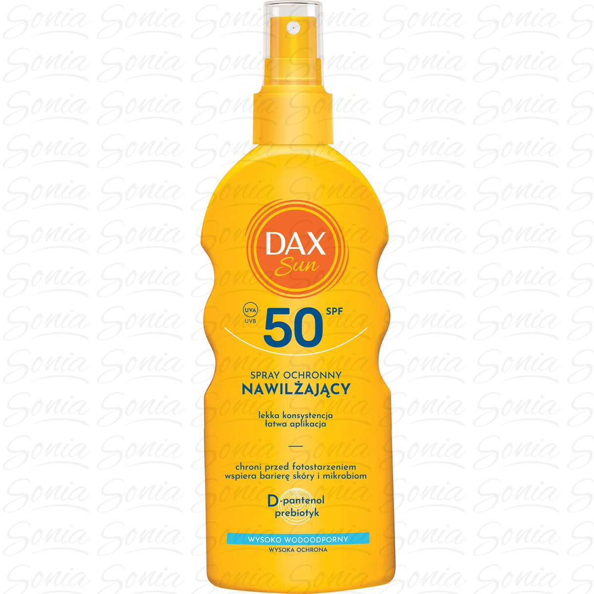 DAX SUN Spray ochronny nawilżający SPF 50