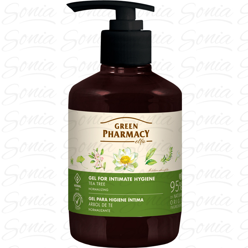 GREEN PHARMACY Żel do higieny intymnej Drzewo herbaciane 370 ml