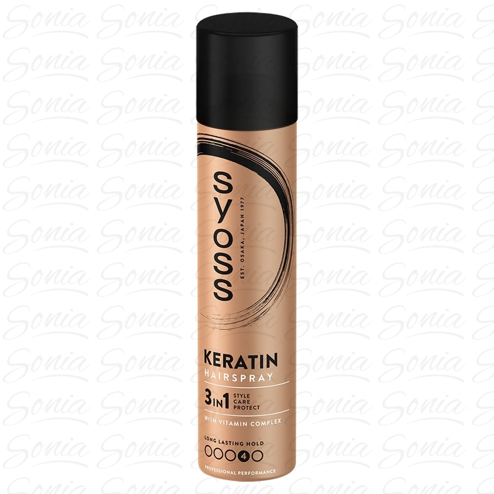 SYOSS Keratin Lakier do włosów nadający połysk 300 ml