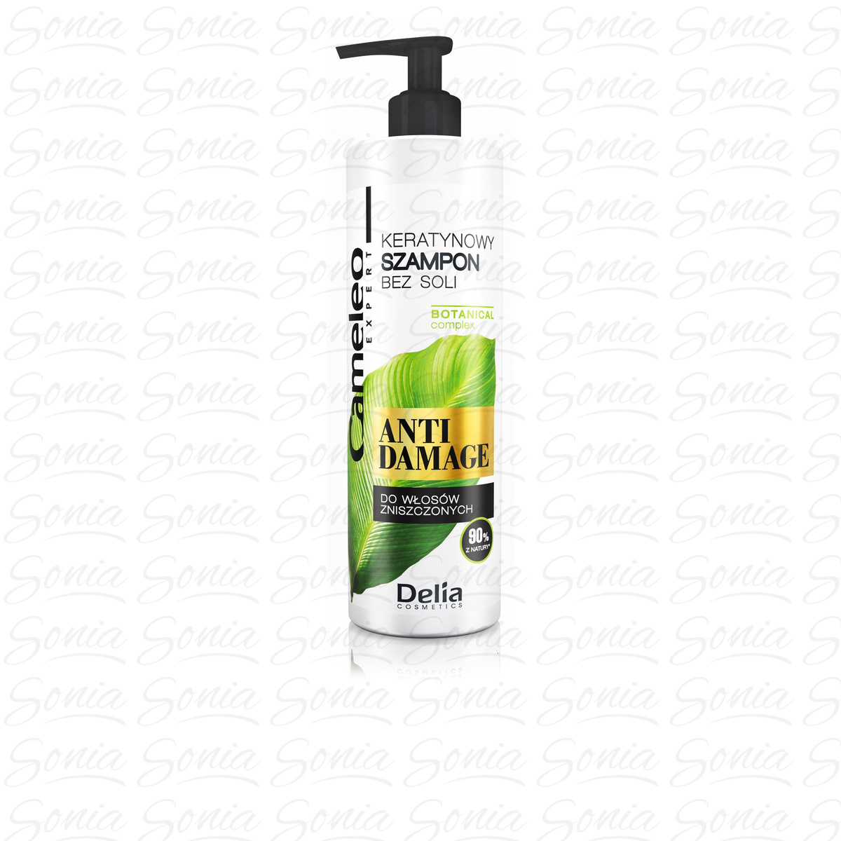 CAMELEO Keratynowy szampon bez soli do włosów zniszczonych 400 ml