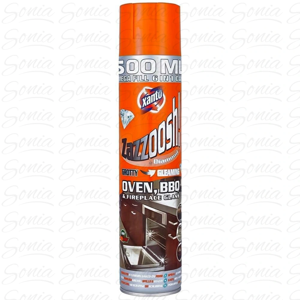 XANTO Zazzoosh! Pianka do czyszczenia piekarników, grilli i szyb kominkowych 500 ml