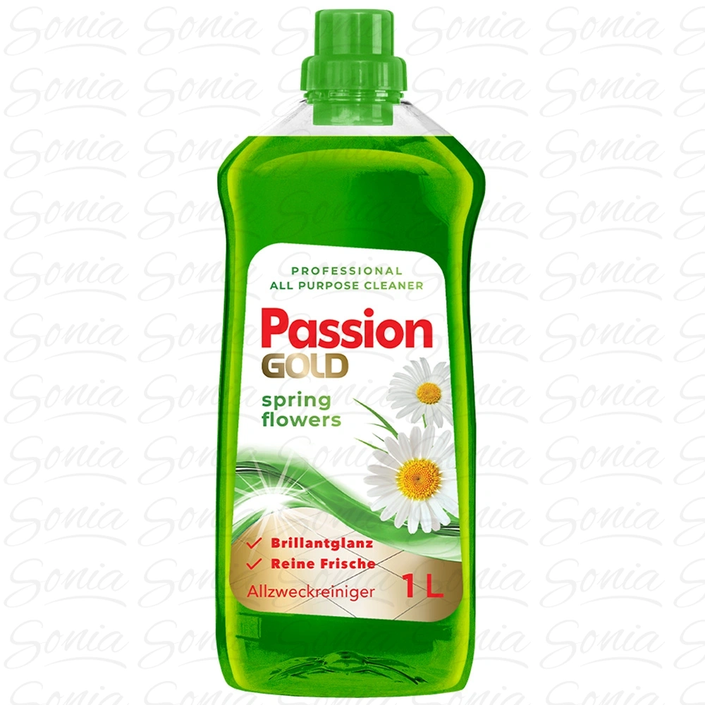 PASSION GOLD Uniwersalny płyn do mycia podłóg Wiosenne kwiaty 1 L