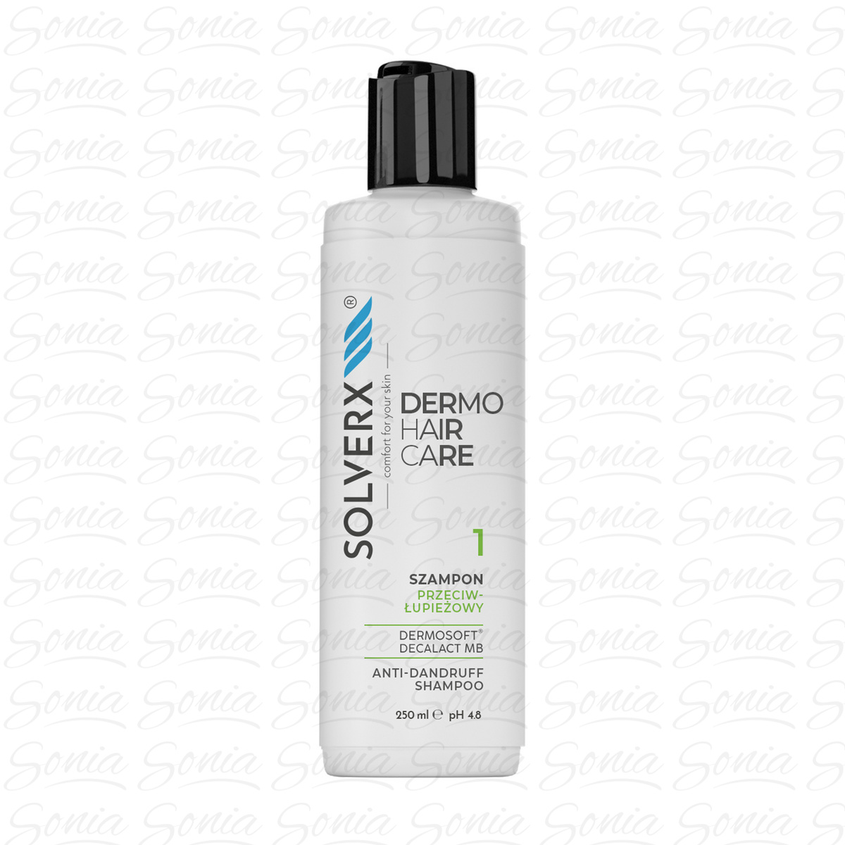 SOLVERX Dermo Hair Szampon przeciwłupieżowy 250 ml